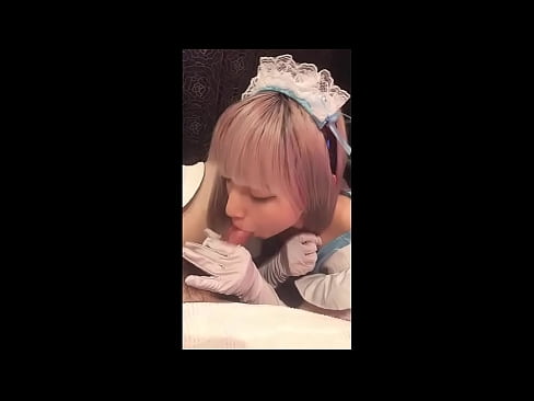 ❤️ Japonų dievaitis [mayuka], prancūzės tarnaitės kostiumas, 1 dalis, blowjob ir masturbacija su losjonu ❌ Anal video prie mūsų
